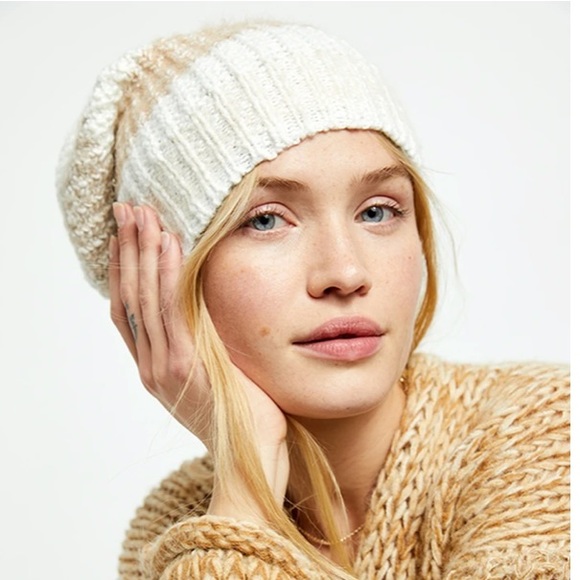 NEW Free People Cozy In Stripes Beanie